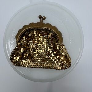 Vintage Gold mesh coin purse